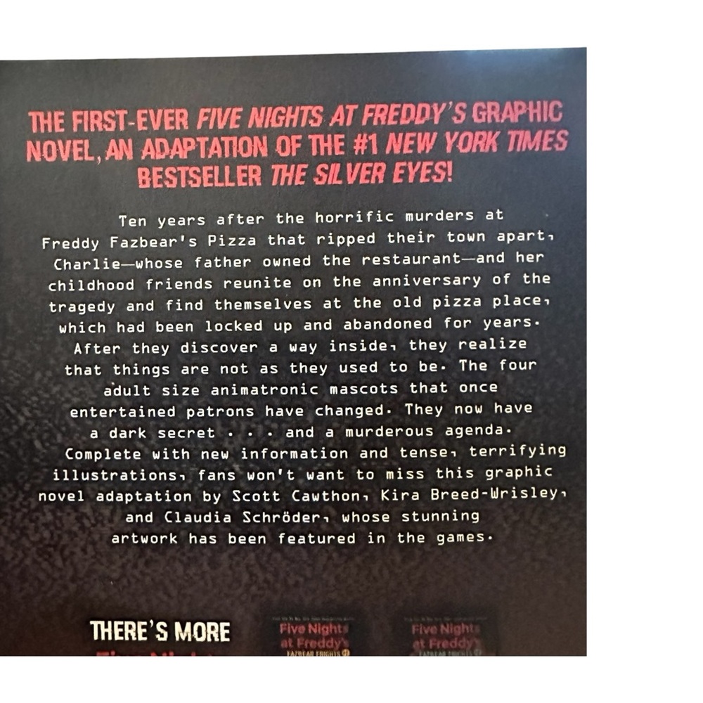 Five Nights at Freddy’s Book Bundle Fazbear Frights #1 + Silver Eyes Graphic - Picture 4 of 5